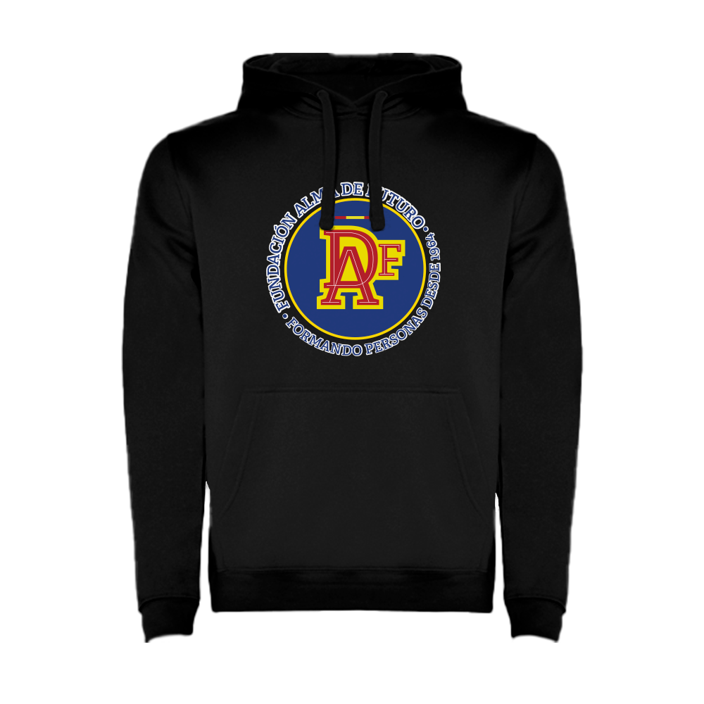 sudadera capucha negra